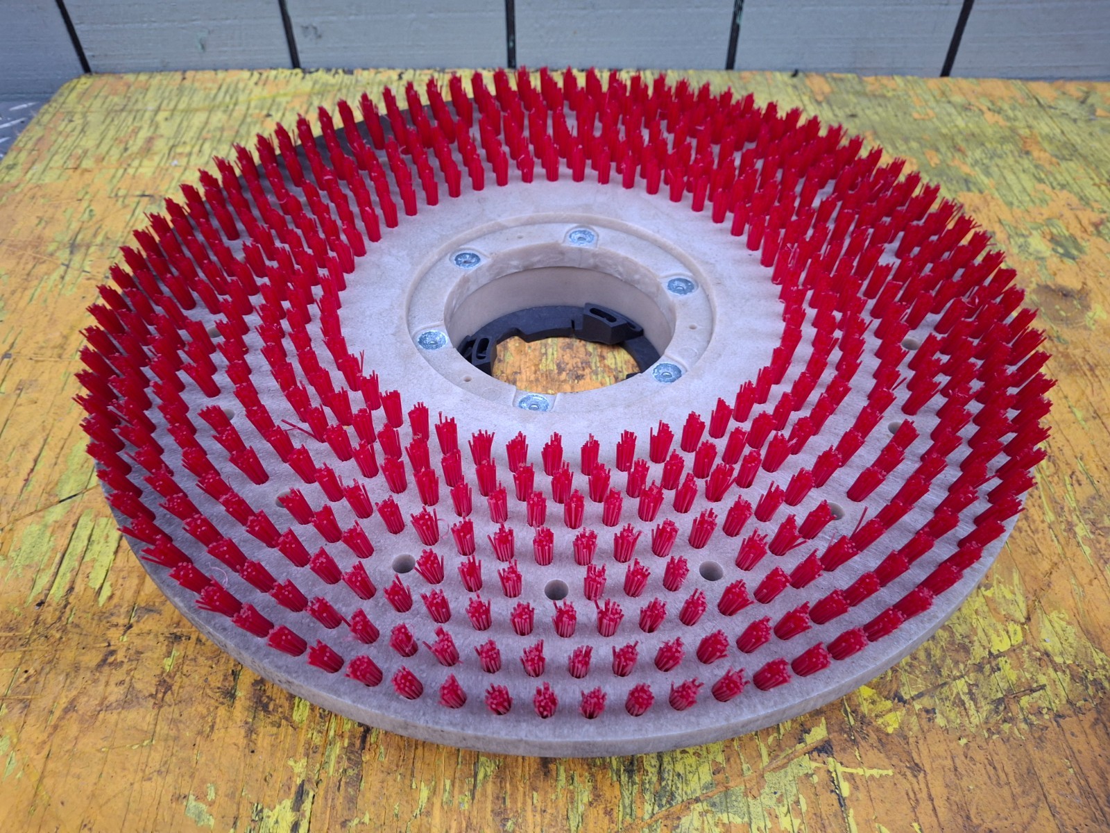 Malish Trufit NP9200 19″ Red Rotary Floor Brush Cleaner Scrubber Brush