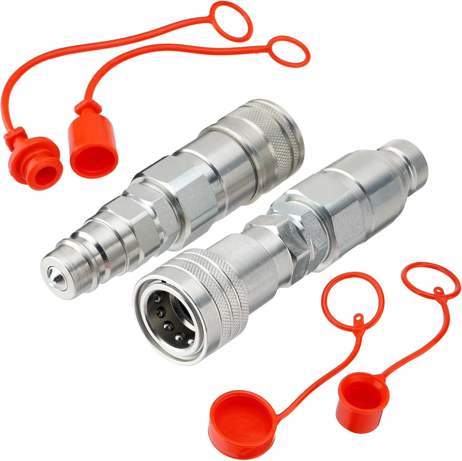 1/2″ Flat Face ISO 16028 to Ag ISO 5675 Pioneer Style Hydraulic Quick Connect Co