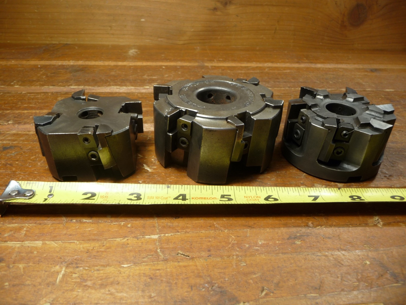 2 Valenite Face Mill & 1 unmarked. CNC Milling Machine Metal Working Tools
