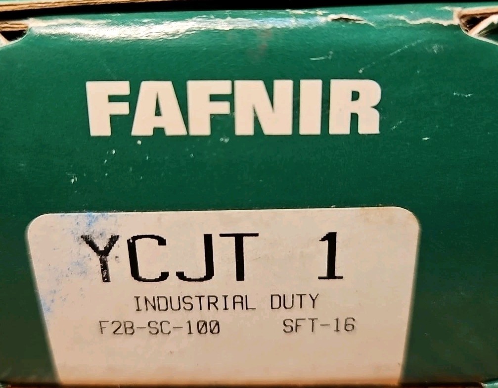 Fafner YCJT 1 Flanged Standard-duty Ball Bearing 1″ Bore 2-Bolt *FAST FREE SHIP*