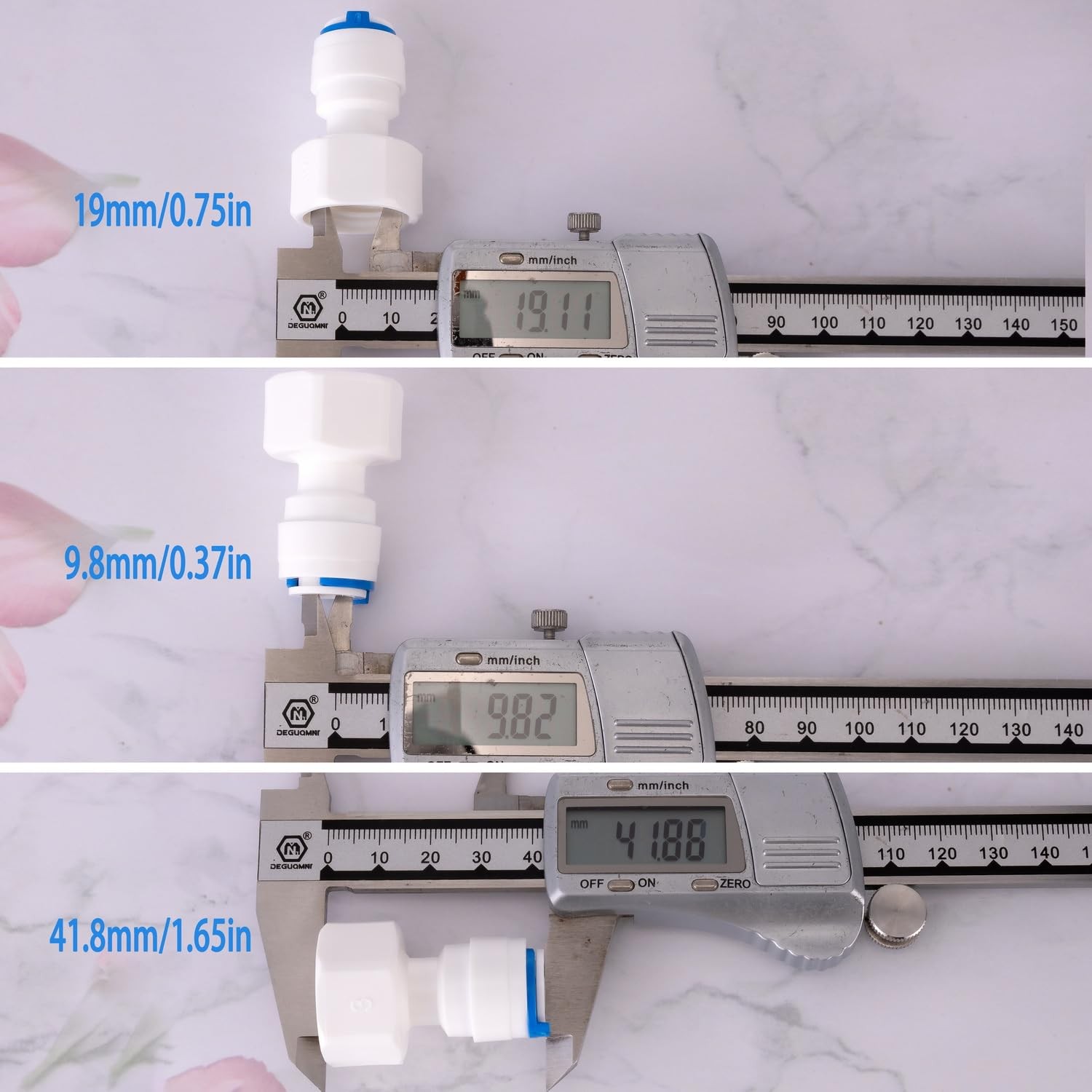 1/2female To 3/8o.d Quick Connect5 Pack Hose Adapter Plastic Female 1/2 To 3/