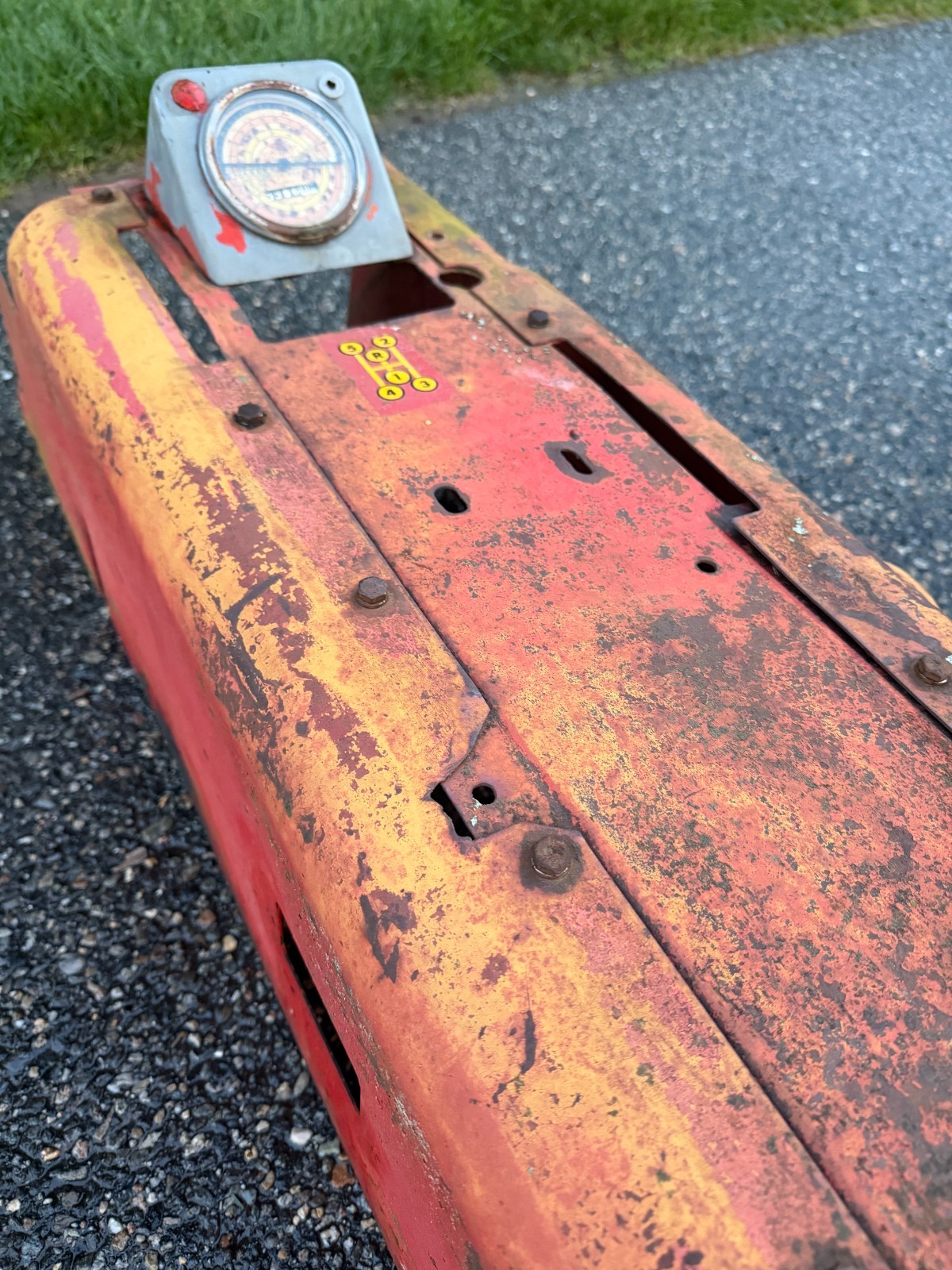 Massey Harris 333 444 Hydraulic Control Cover & Tachometer