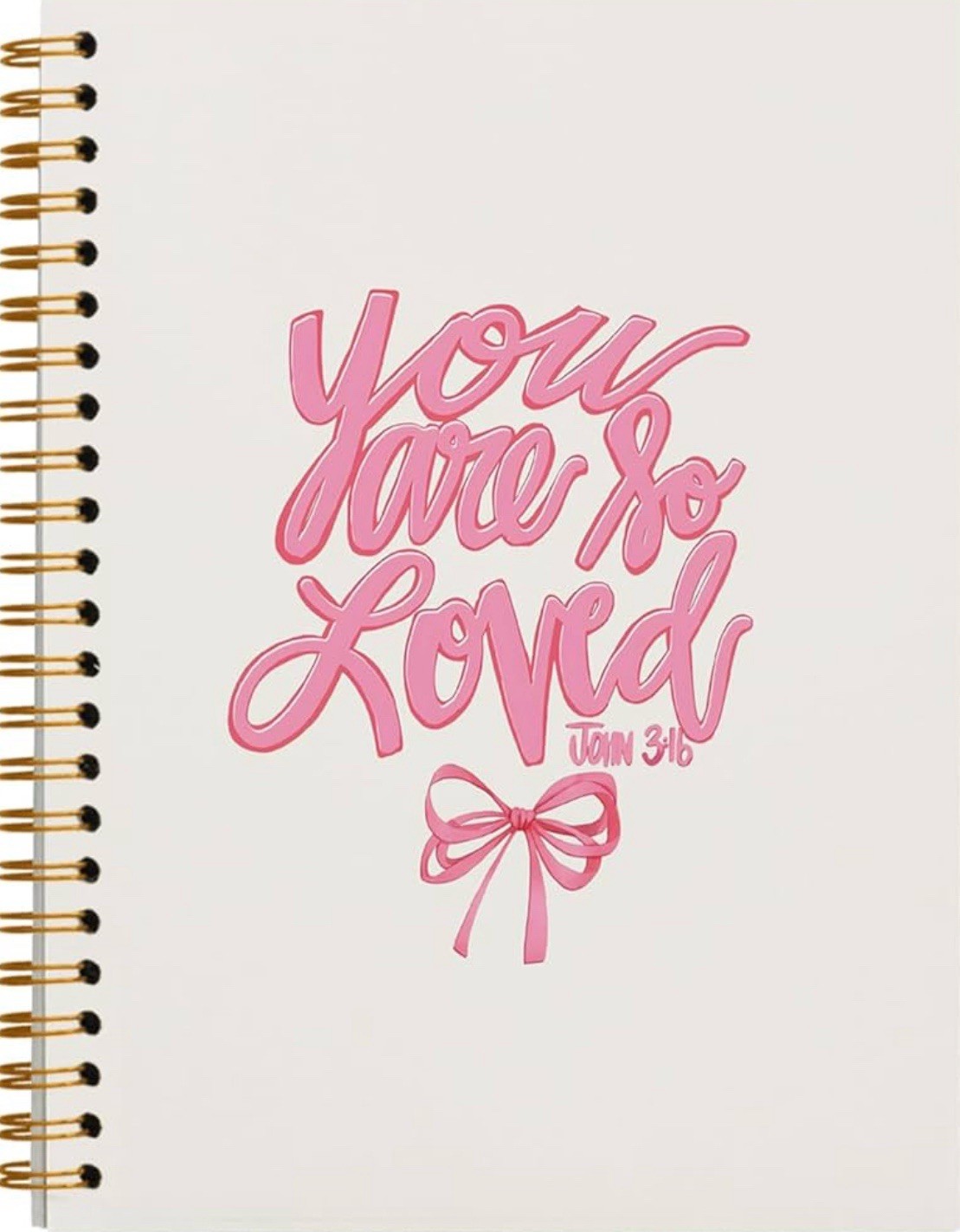 Bible Journal for Women, Christian Prayer Journal Pink Notebook Gifts for Teen