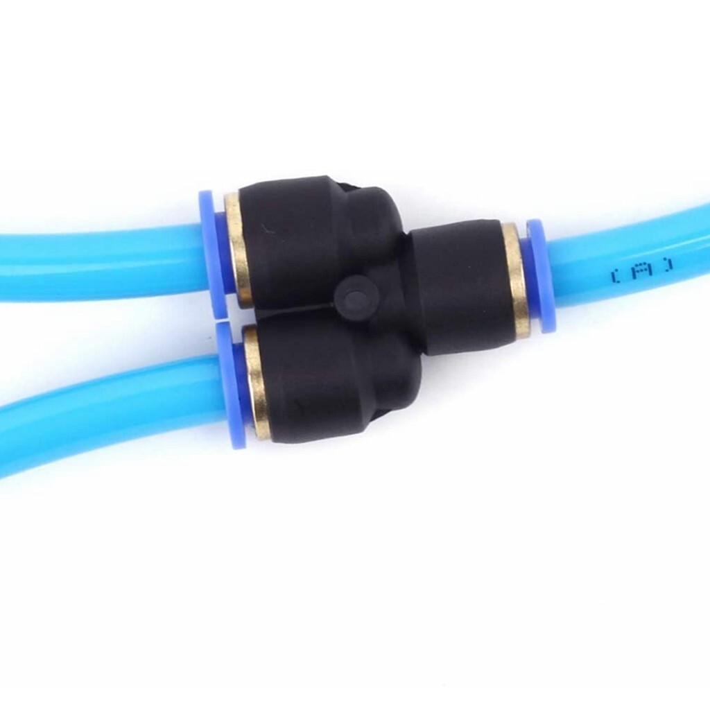 10x Y Union 8mm 5/16″ Splitter Pneumatic Connector Push In Fitting Air Hose A523