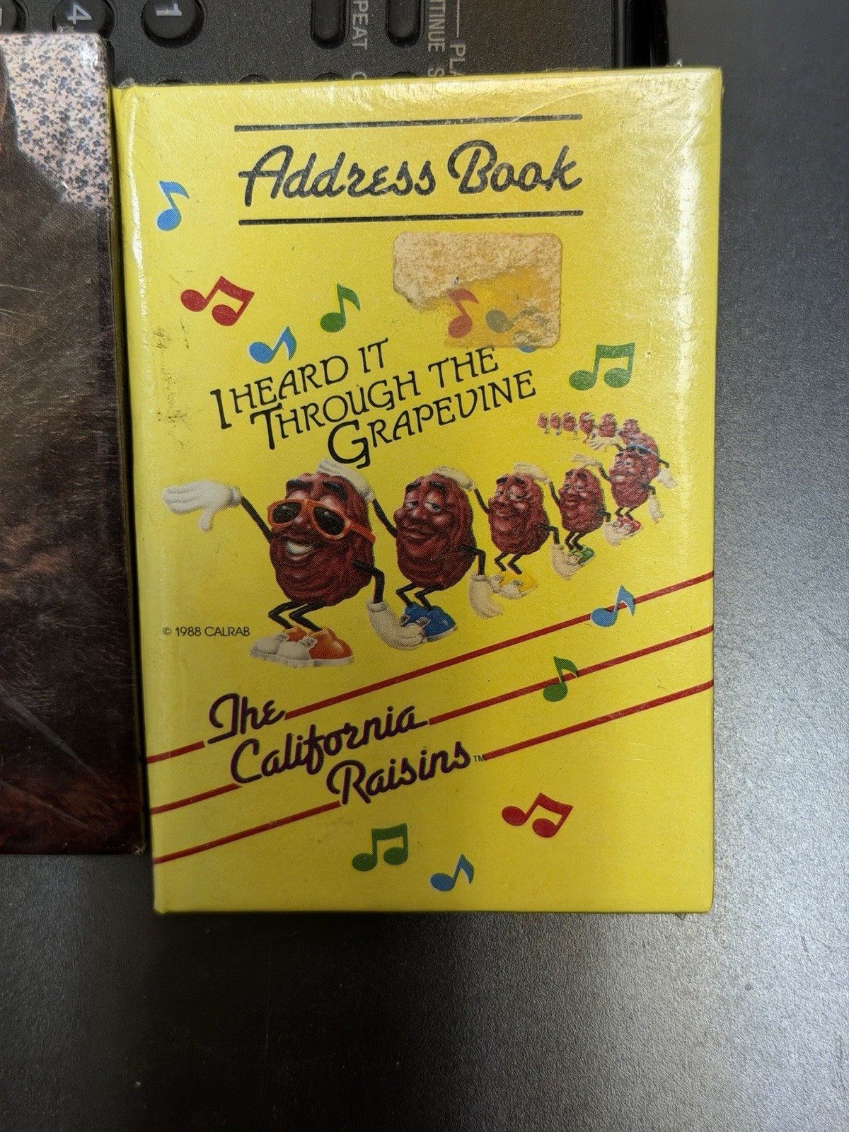 Mini Address Books-Lot Of 3-Autumn Rose By Webway 1980’s-NOS-California Raisins
