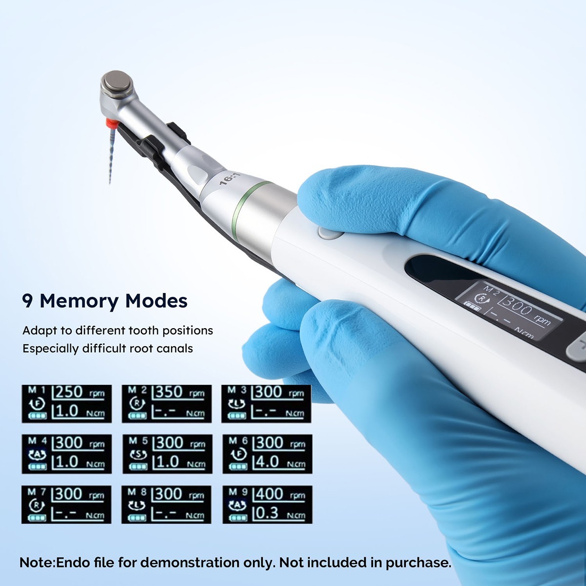 AZDENT Dental Endo Obturation System Heated Pen/Gutta Percha Cutter/Endo Motor