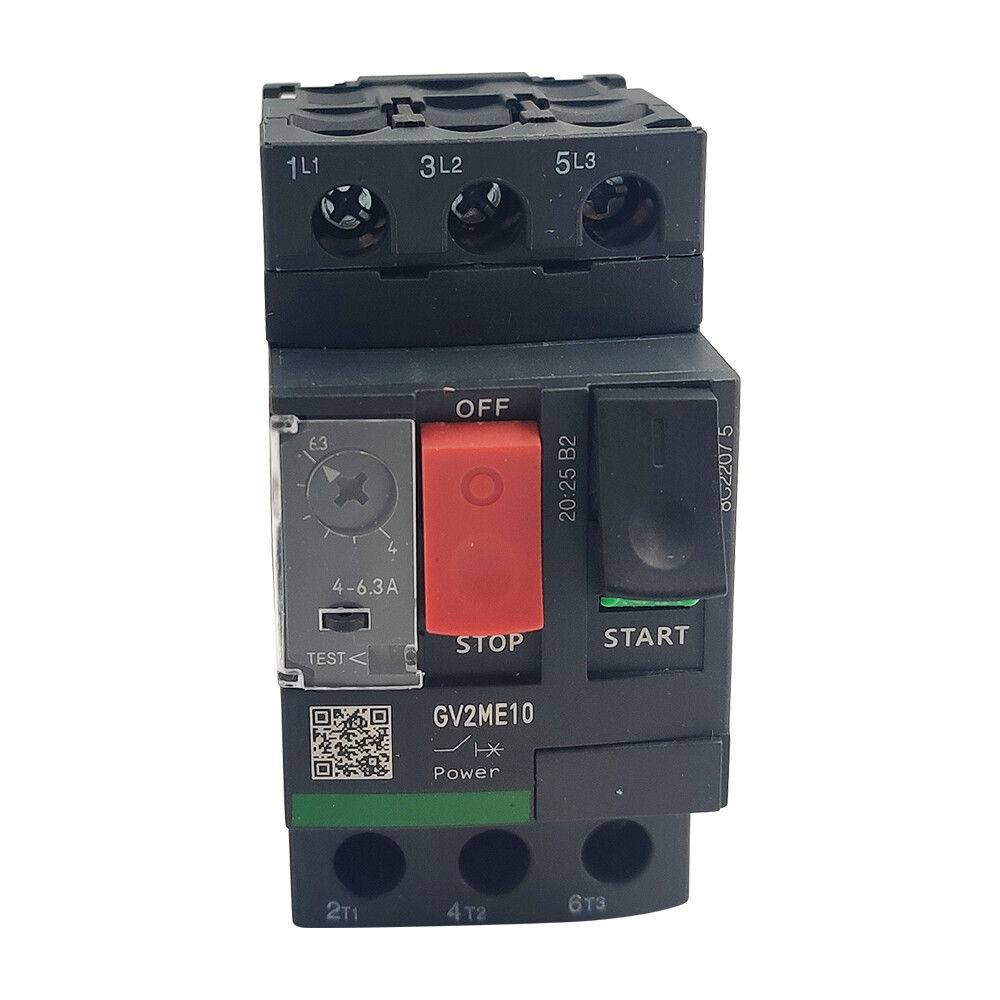 Motor circuit breaker Deca GV2ME10 4A to 6.3A Manual Motor Starter Button NEW