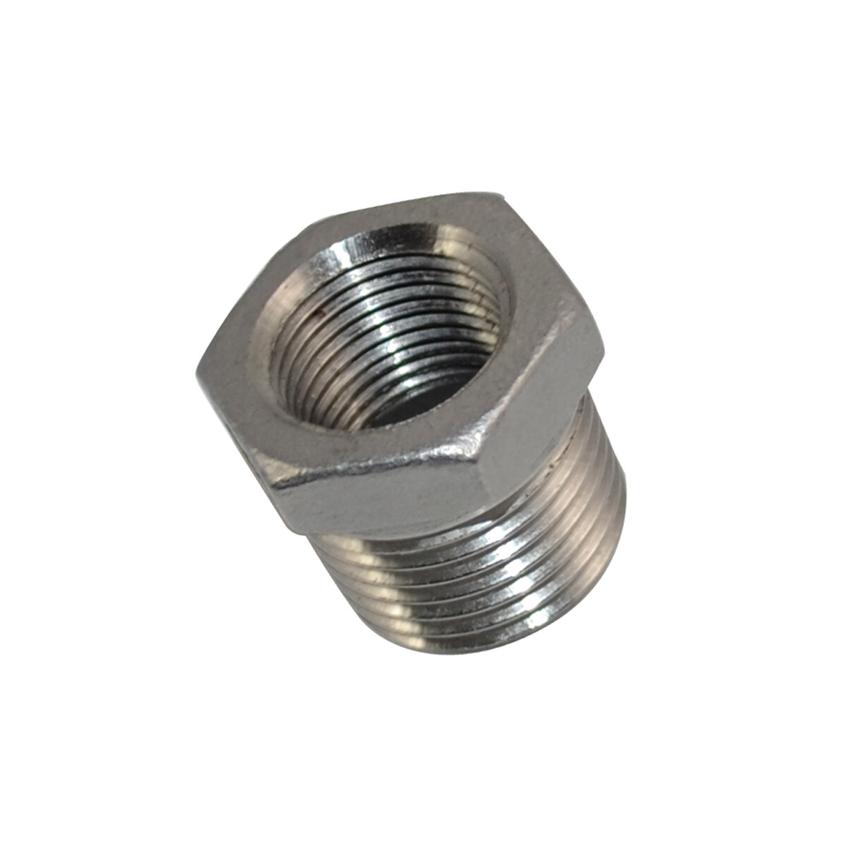 1/2” to 3/8″ NPT threaded SS 304 HEX Reducing bush Pipe Reducer Fitting Adapter