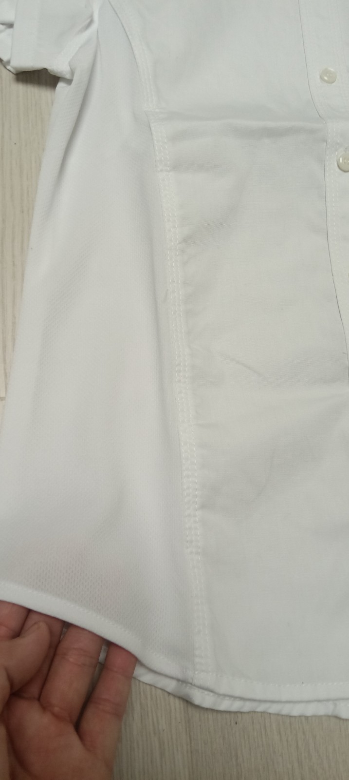 NEW WOMEN’S CHEF WORKS White Cool Vent Universal Cook Server Button Shirt, sz S