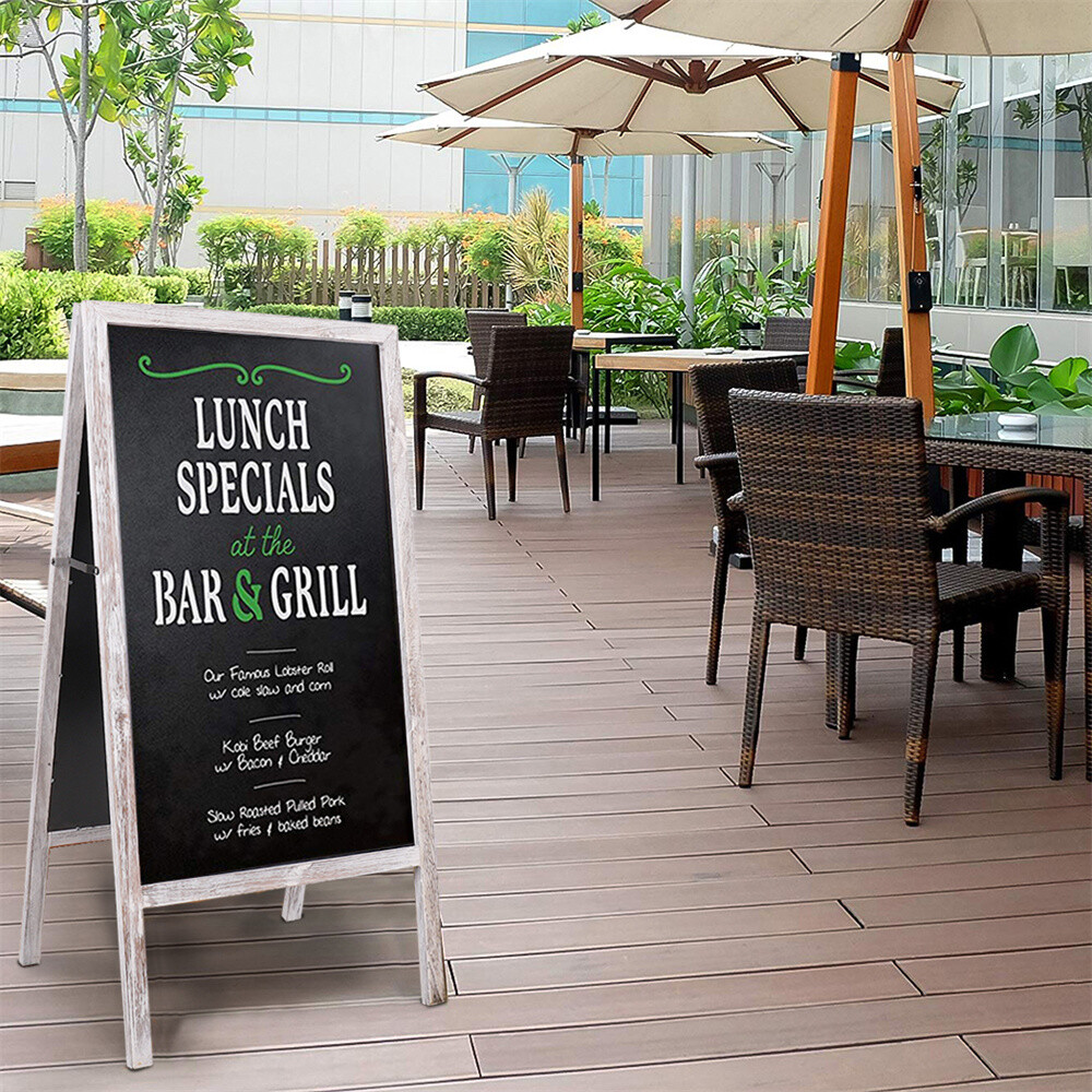 Extra Large Magnetic A-Frame Chalkboard Menu Board Sidewalk Sandwich Board Sign