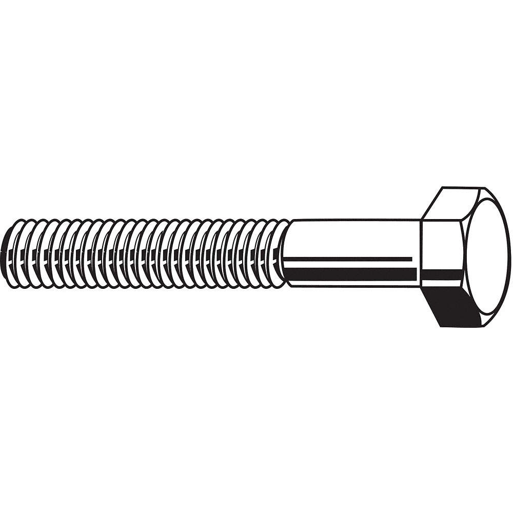 GRAINGER APPROVED U04100.087.0400 HxHdCpScrw,Steel,4″,7/8″-9,5PK 6RMD6