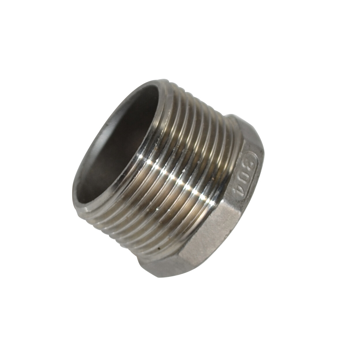 NPT Stainless 1-1/4″ male to 3/4″ female HEX Reducing bush adapter Pipe Fitting