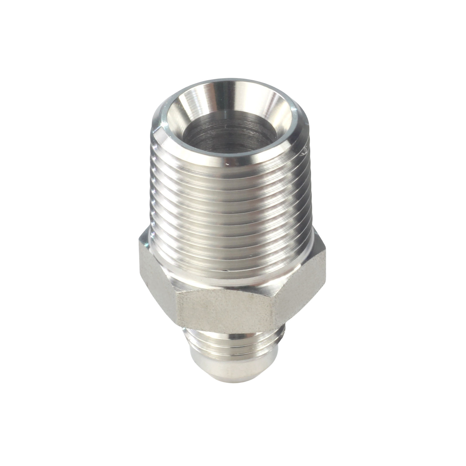 HFS(R) 1/2″ NPT Male to 3/8″ JIC Male Adapter Pipe Fittings SS304