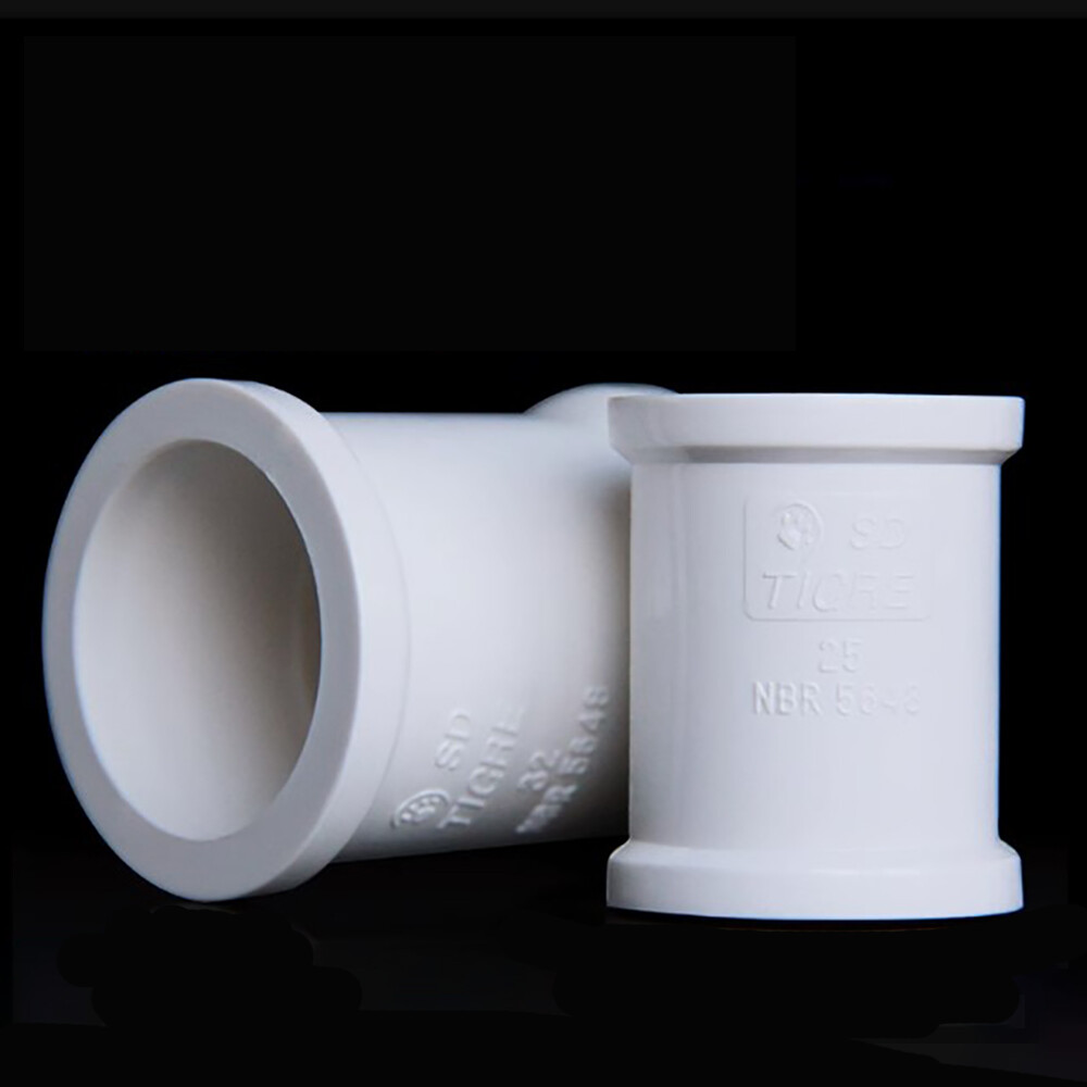 Straight Pipe Coupling PVC Common Socket Water Pipe Fittings Piping ID 20 – 32mm