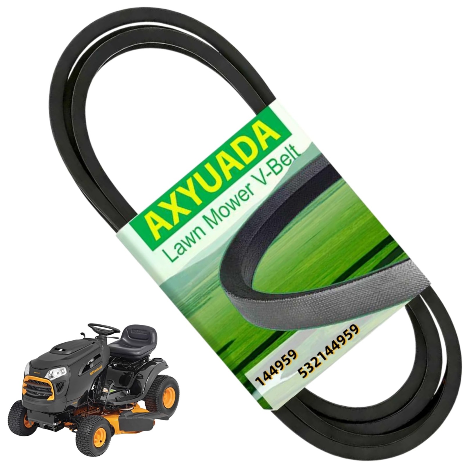 42 Inch Deck Belt 1/2 x 95 VBelt For Riding Mower Lawn Tractor AYP Poulan