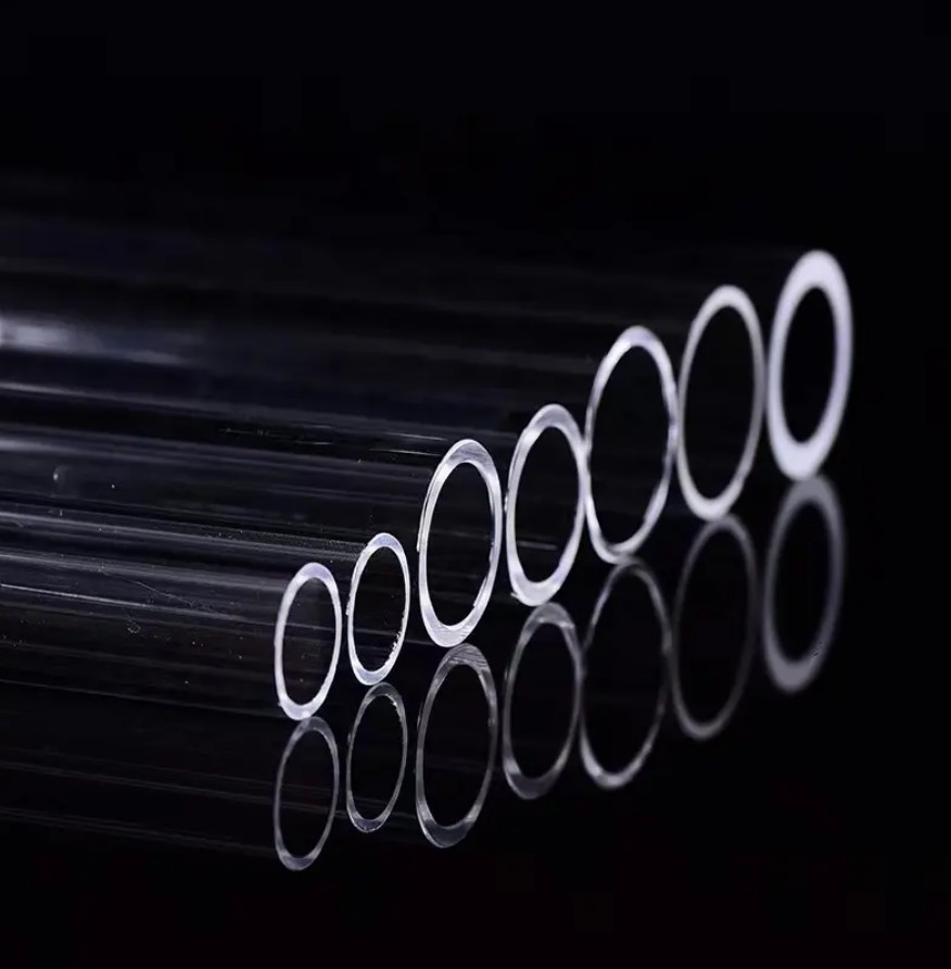 4″/6″/8 Inch Borosilicate Clear Glass Blowing Tube 12mm OD 8mm ID 2mm Thick Wall