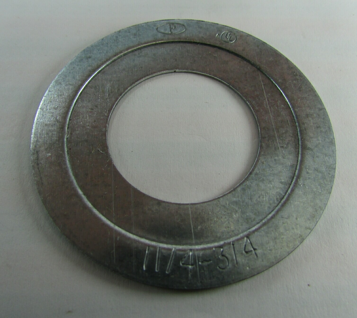 5 Rigid 1-1/4″ x 3/4″ Knockout Hole Reducing Washers Zinc Steel Conduit 68407B