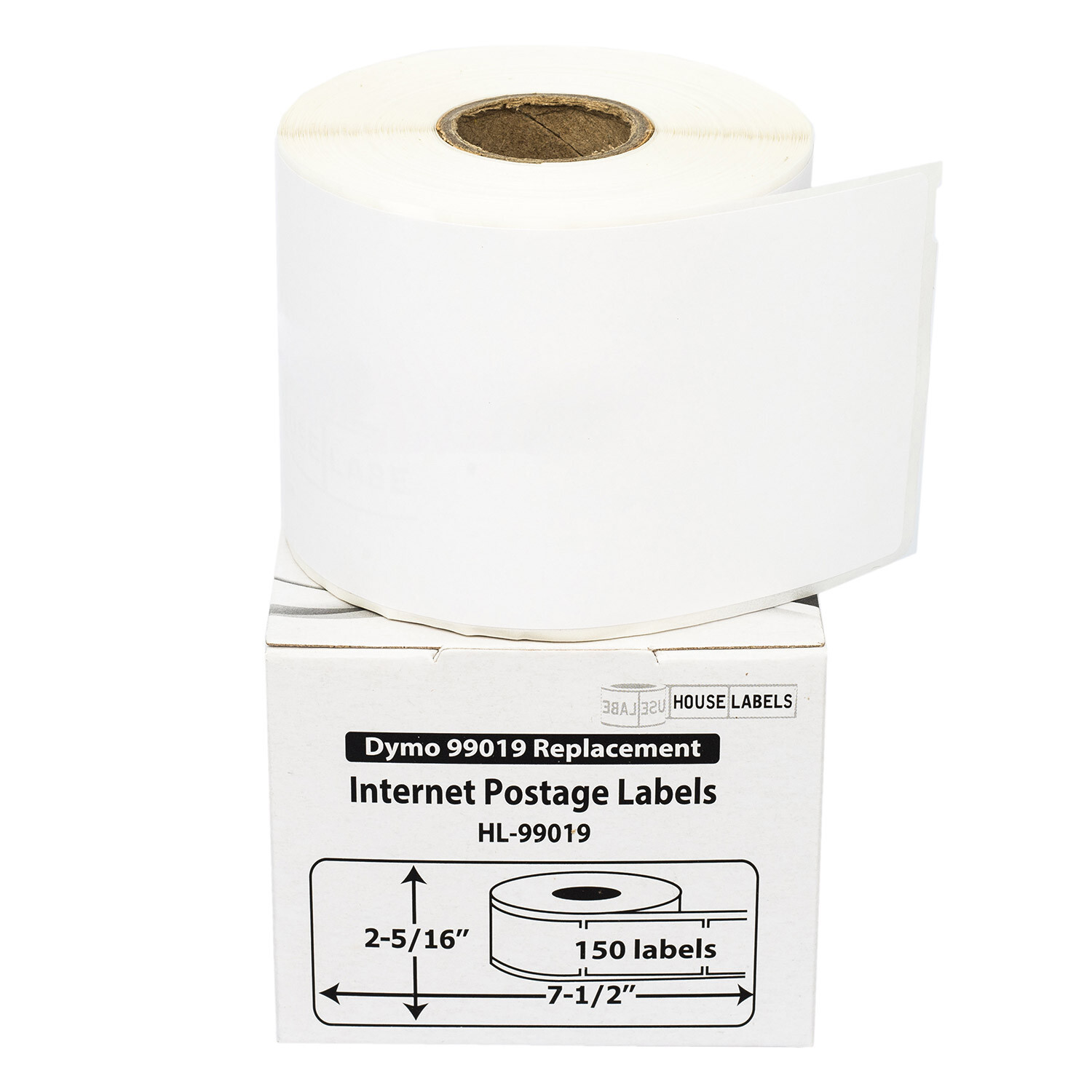 DYMO 99019 1-Part eBay PAYPAL Direct Thermal Postage Labels – (2) Rolls of 150