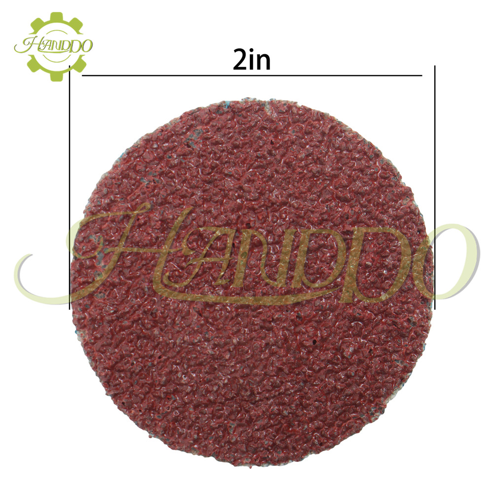 50Pcs 36 Grit 2″ Roll Lock Die Grinder Sanding Grinding Disc Maximum 25,000 RPM