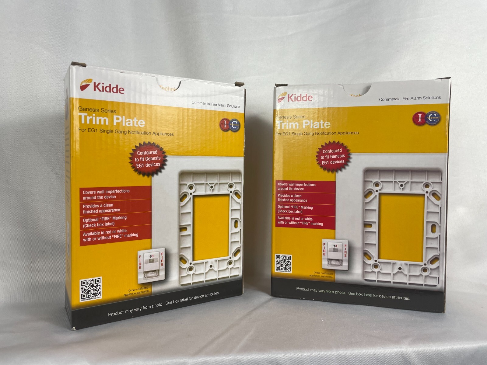 Kidde Genesis EG1T – Fire trim plate kidde – Lot of 2