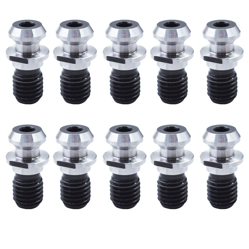 Coolant Pull Stud Retention Knob For Mazak Fadal HURCO Okuma10Pcs CAT40 45°.740″
