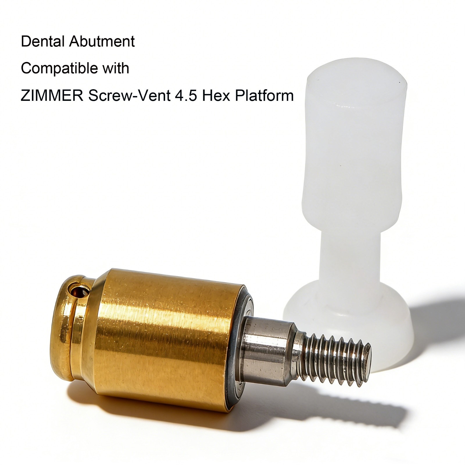 Zest Locator attachment system Zimmer TSV 4.5mm platform Internal hex connection
