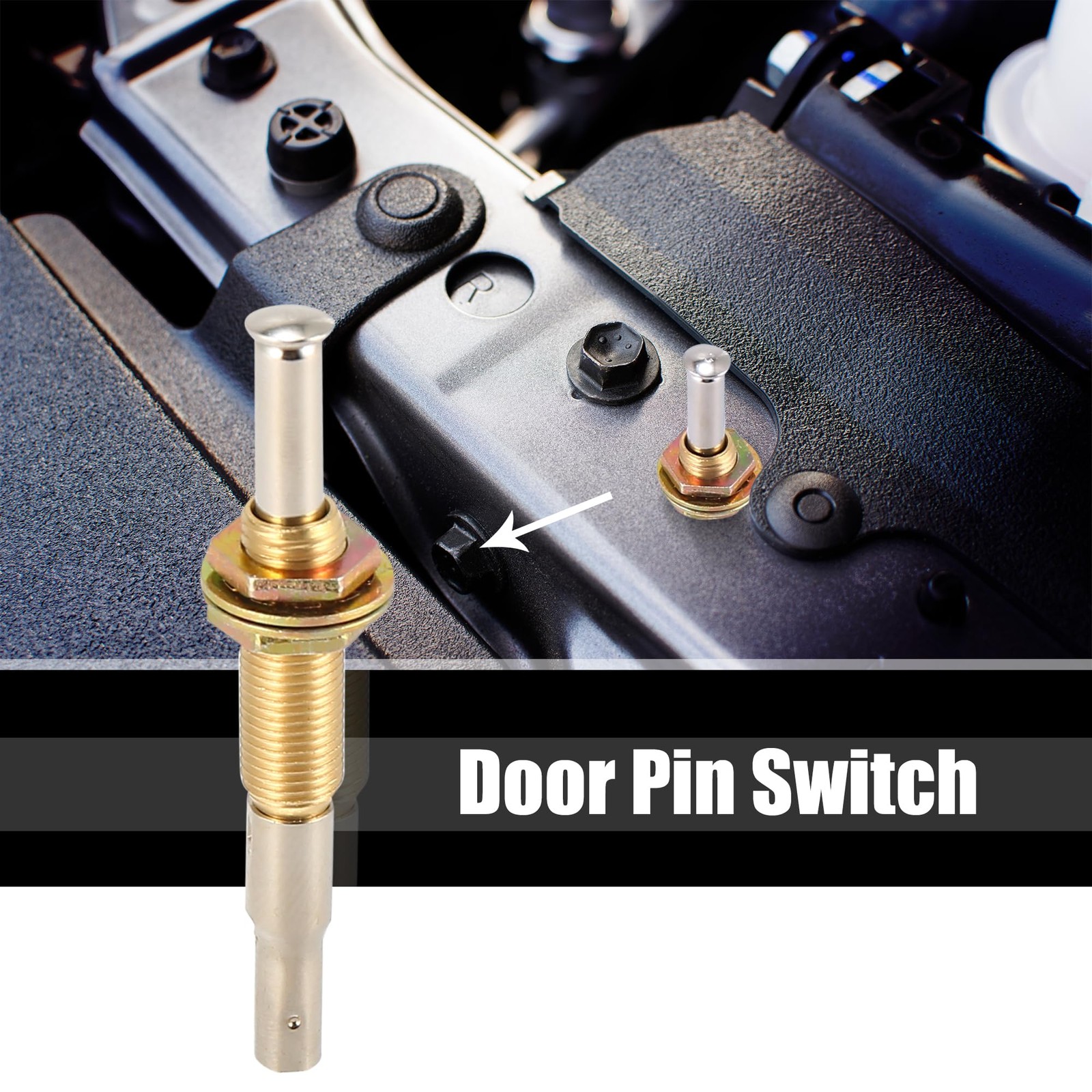 Adjustable Door Pin Switch Car Engine Trunk Waterproof Rustproof Universal