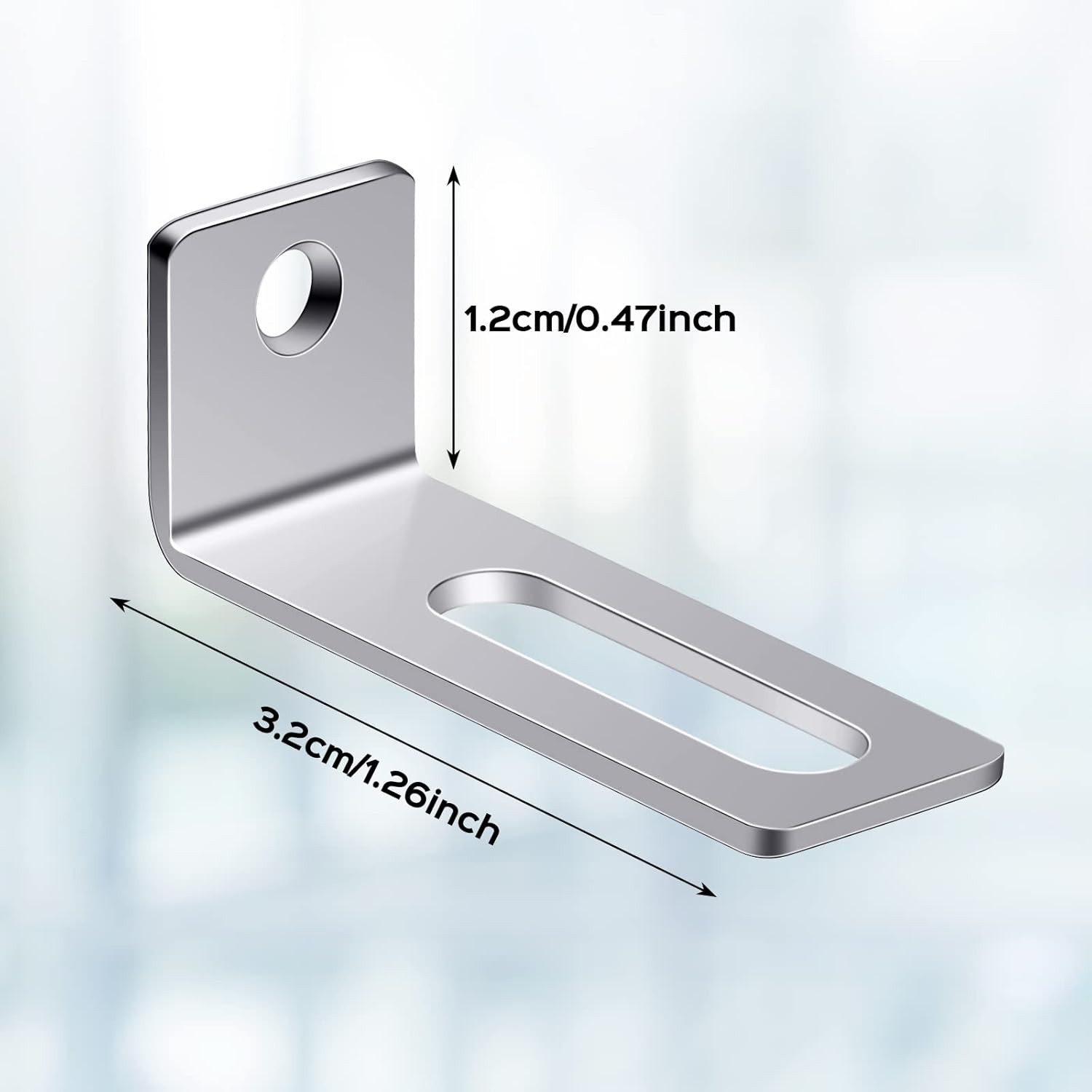 Oudain 20 Set Whiteboard Brackets Installation Hardware Kit White