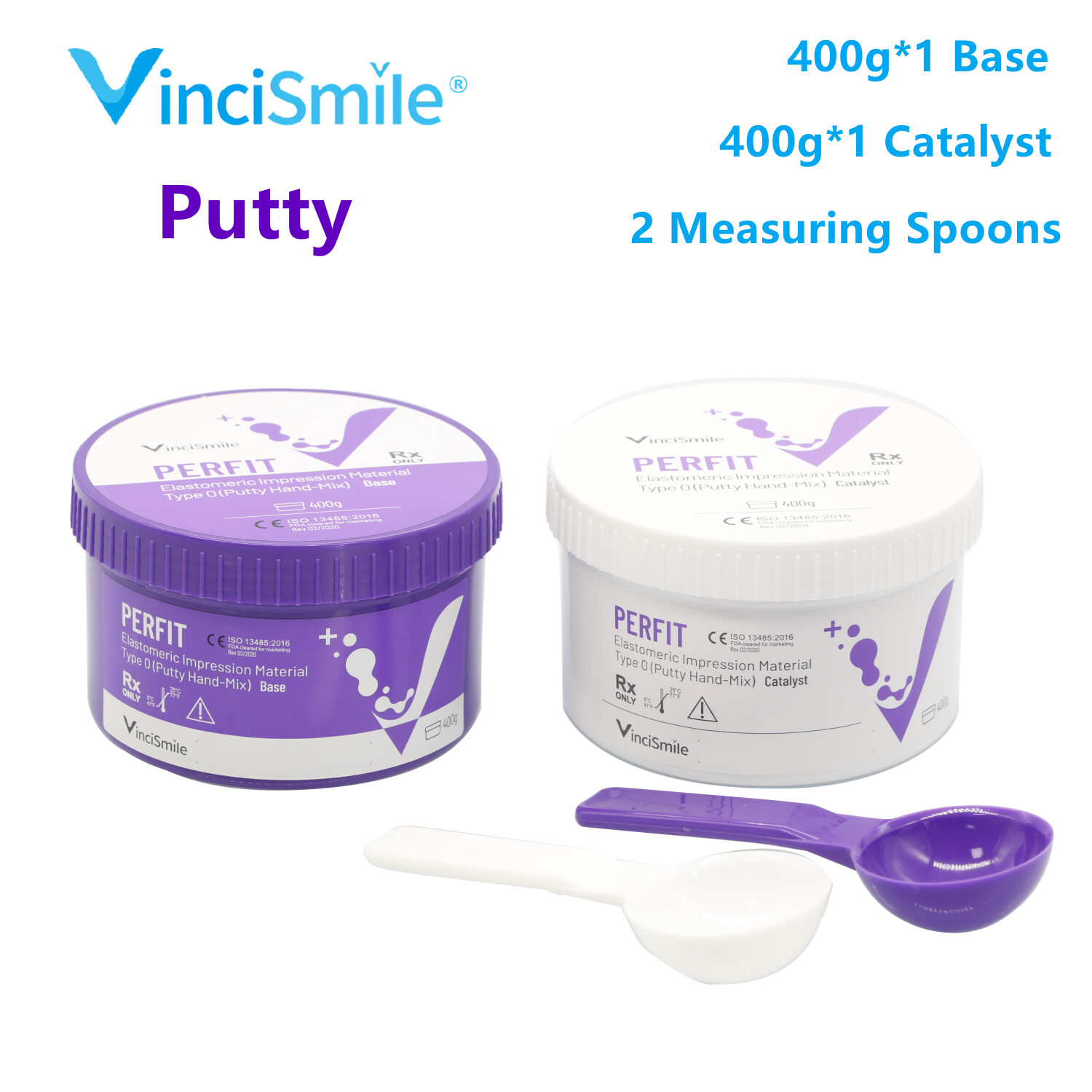 VPS Dental Impression Material Putty Heavy/Regular/Light Body-Fast/Normal Set