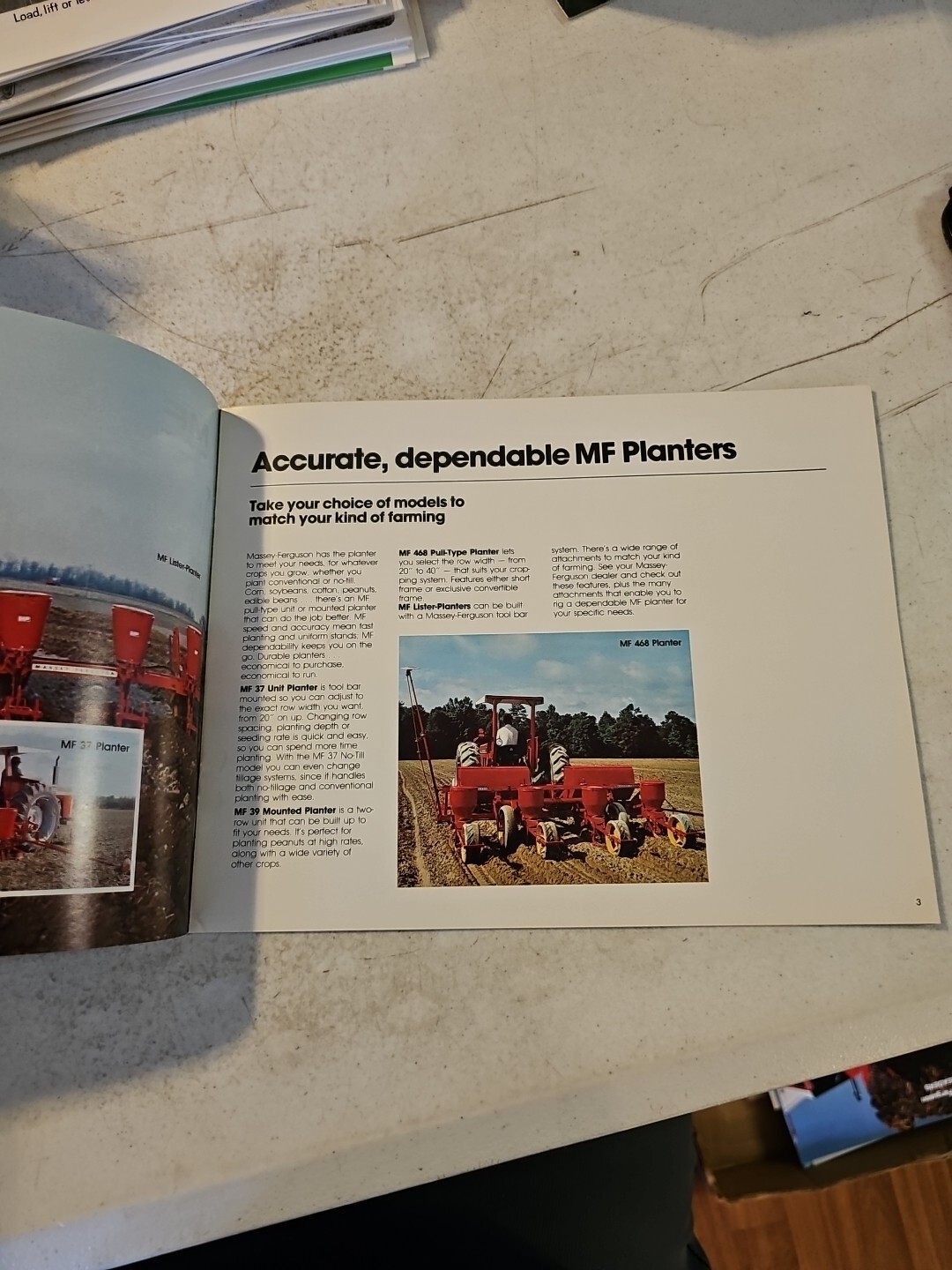 Vintage 1978 Massey Ferguson Planters Dealer Sales Brochure