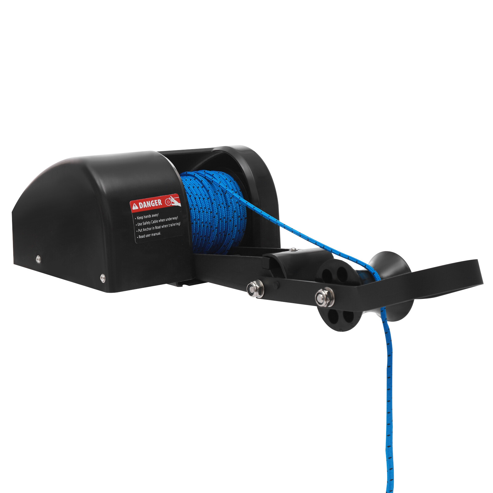 15.88kg Electric Anchor Winch with Roller & Remote Control for Boat Marine Winch