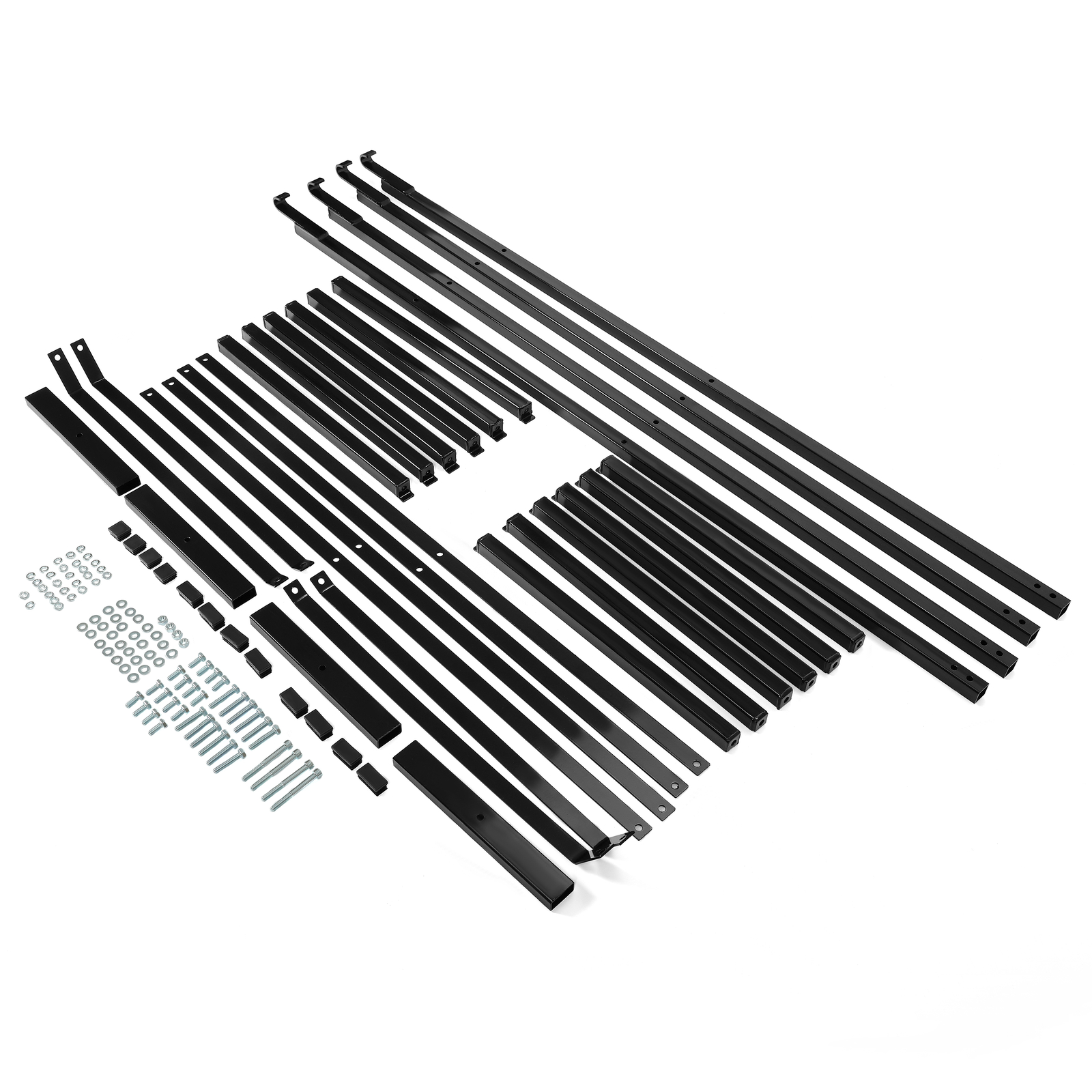4 Pack Black Cargo Shipping Container Shelving Shelf Brackets Universal Fitment