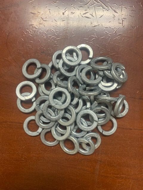 100 pcs – 1/2″ Hot Dip Galvanized Grade 2 Steel Split Lock Washers