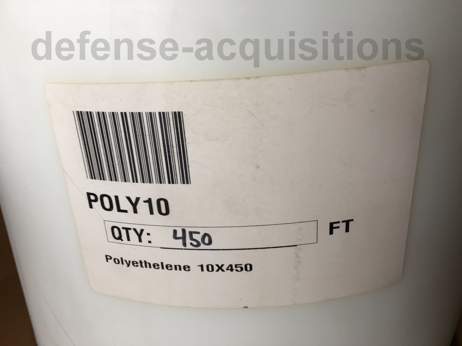 HDPE High Density Polyethylene Plastic Sheet .030″ x 10″ x By The Foot FLEXIBLE