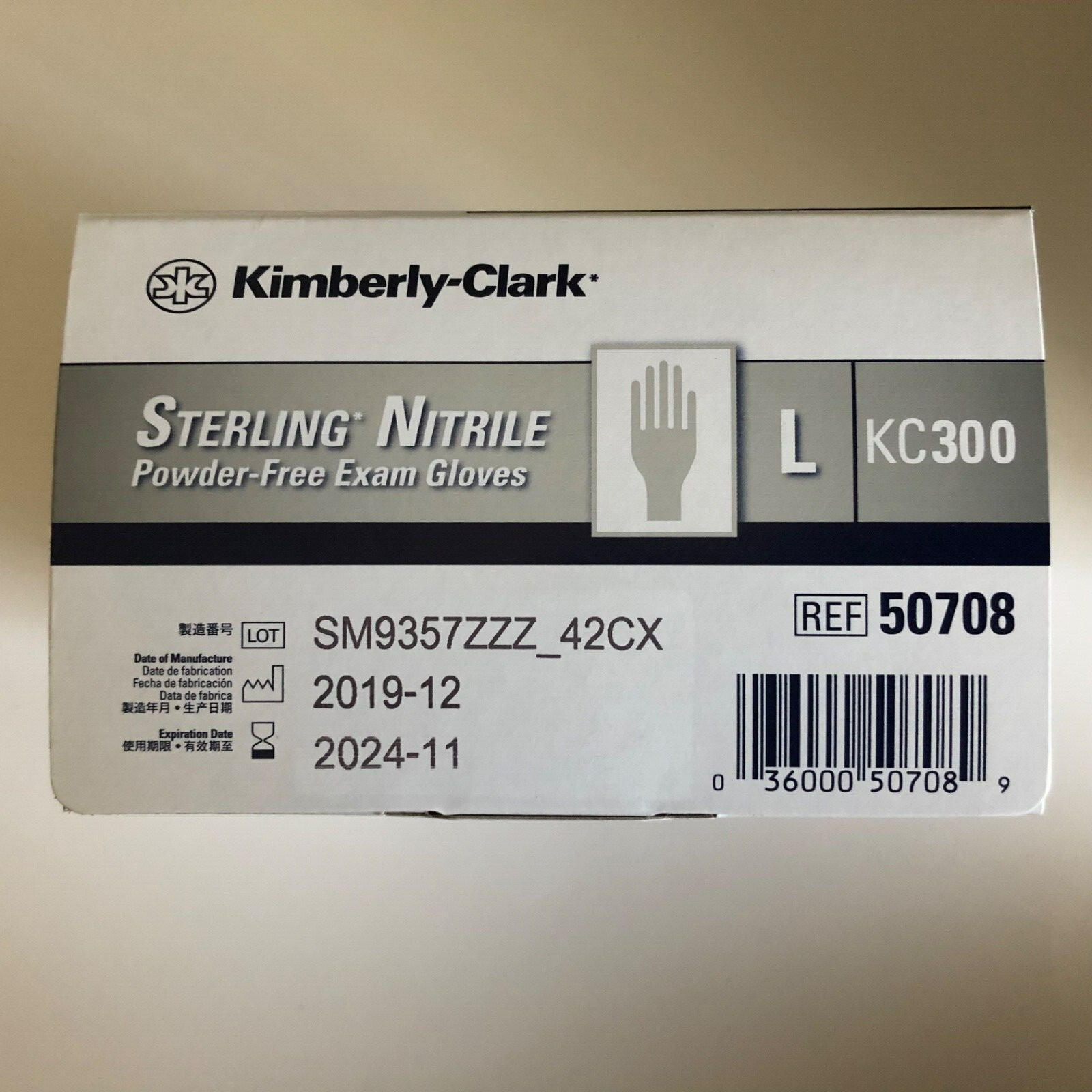 2000 Count Case – Kimberly Clark Nitrile Exam Gloves Size Large Exp. 11/2024
