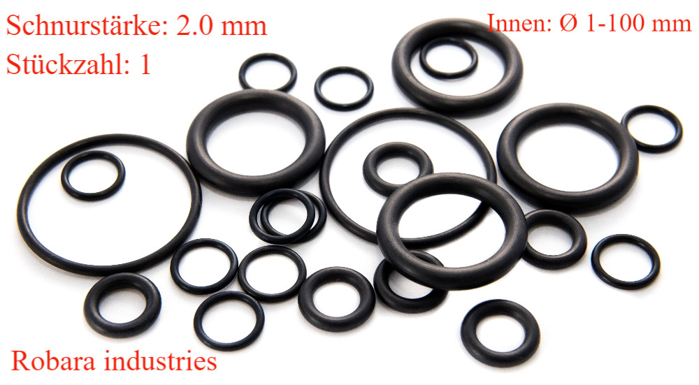 O-ring round ring sealing ring Ø inside 113X2 cord thickness NBR 70 Sh./…
