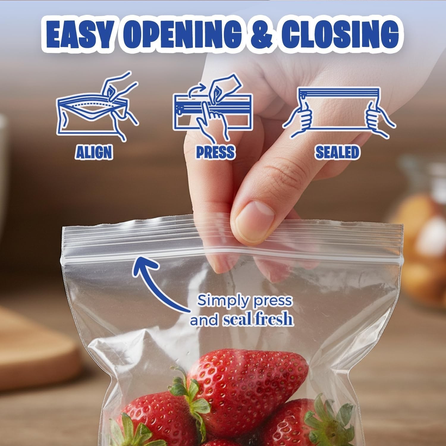 1.5 x 2 Inch Resealable Plastic Bags 1000 Pack — Clear Reclosable Mini Bags w…