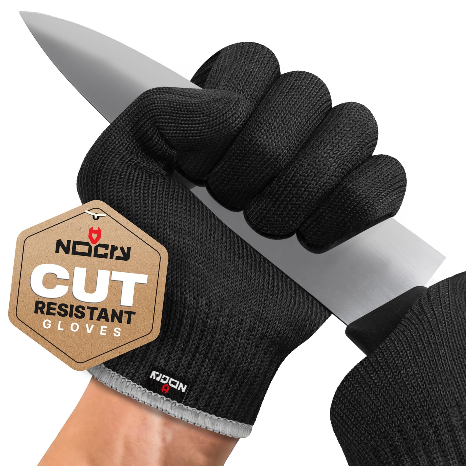 Premium Cut Resistant Gloves Food Grade — Level 5 Protection; Ambidextrous; M…