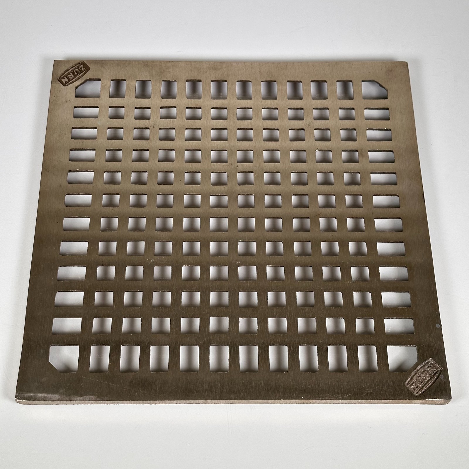 (NEW) ZURN 67107-001 12″x 12″ Full Floor Drain Grate Frame ZN1900 ZN1901 ZN1902