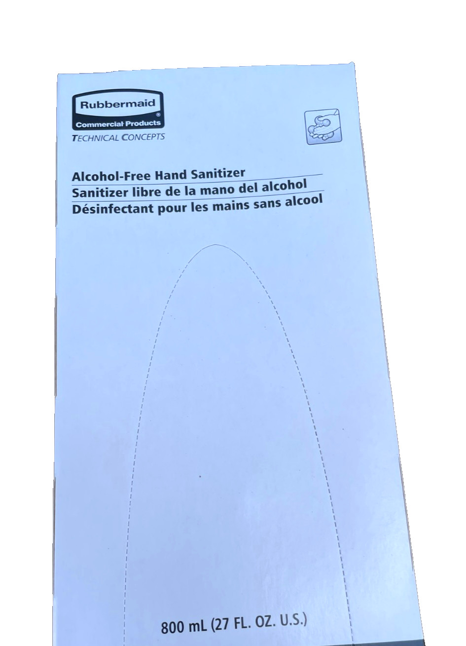 Rubbermaid FG750592 Alcohol Free Sanitizer Refill, 27 FL OZ Each (Lot of 6)