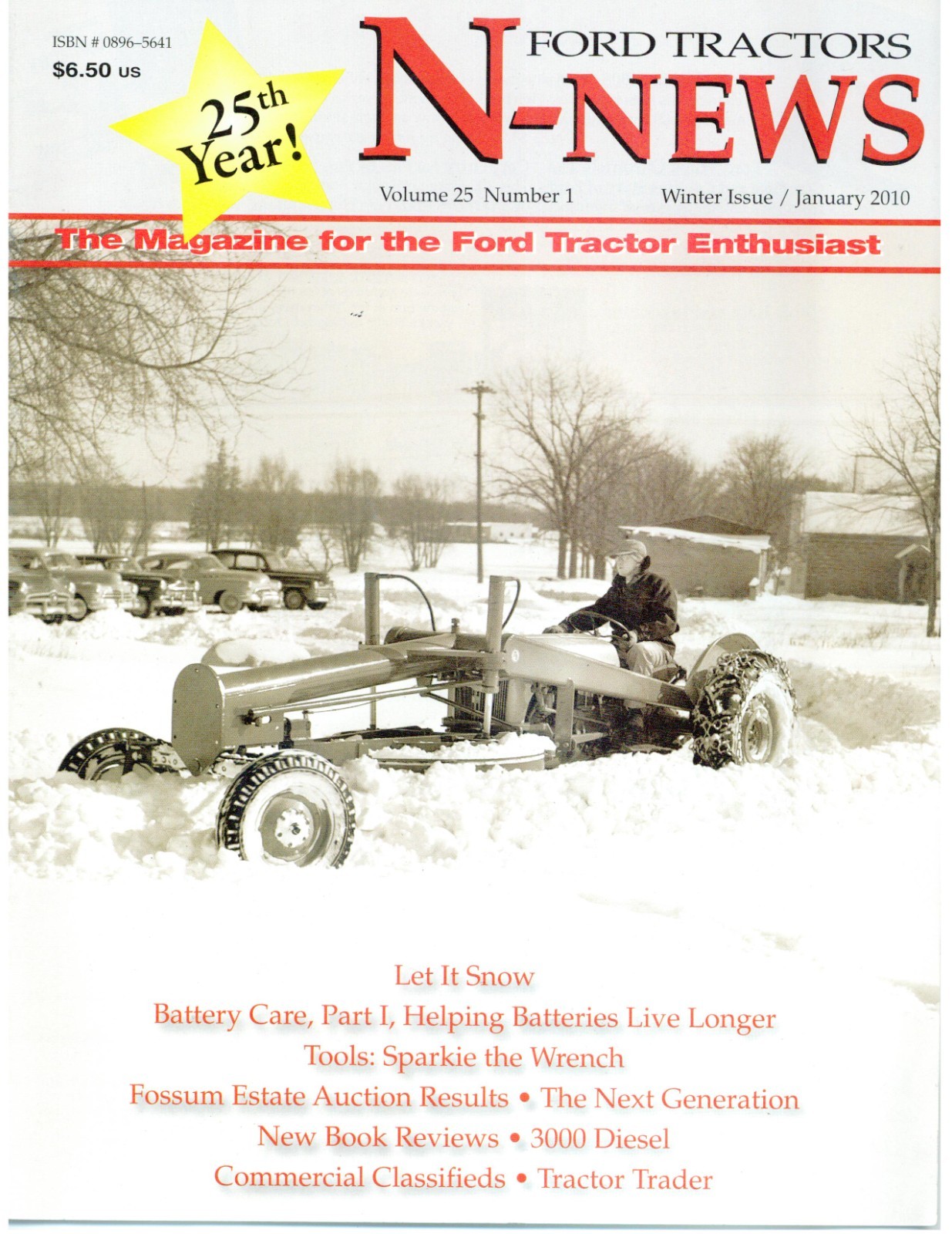 FORD 3000 Diesel Tractor, Building Snowplow for Ford, Spark Plug Wrench, Fossum