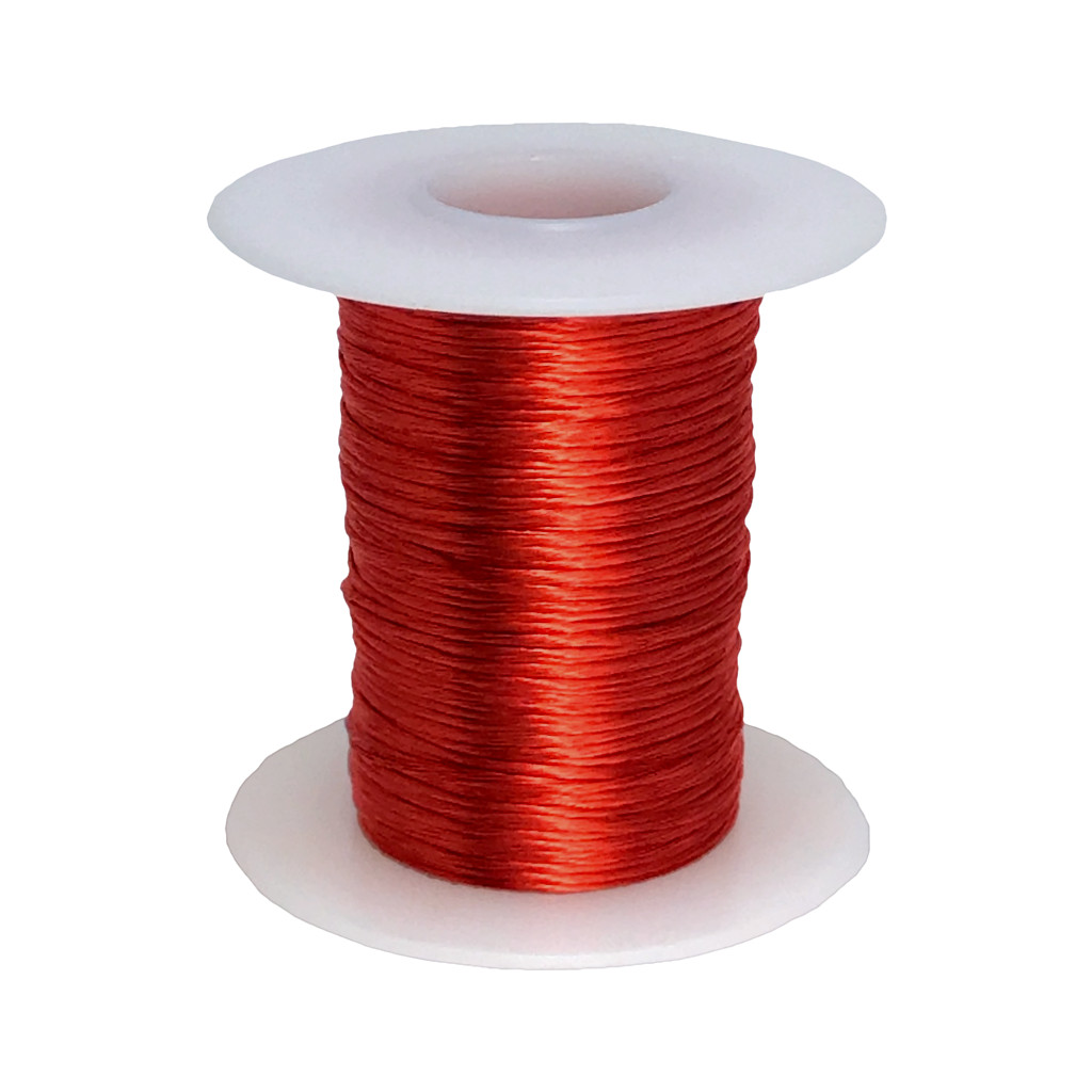 24 AWG Litz Wire, Unserved Single Build, 25/38 Stranding, 2 oz, ~100 kHz