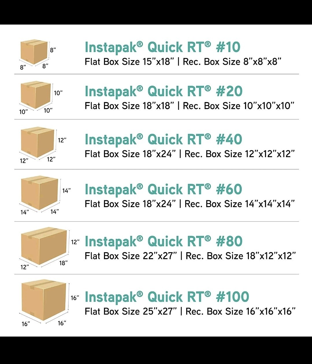 Instapak Quick RT #40 Expanding Foam Bags 12 Pack Sealed Air FREE SHIP