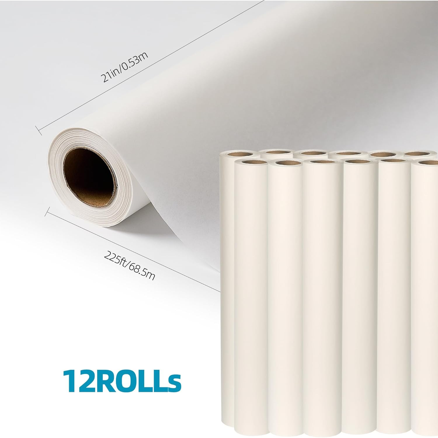 Jointown Exam Table Paper – New Upgrade Barrier Protection, 21″ X 225Ft, Smooth