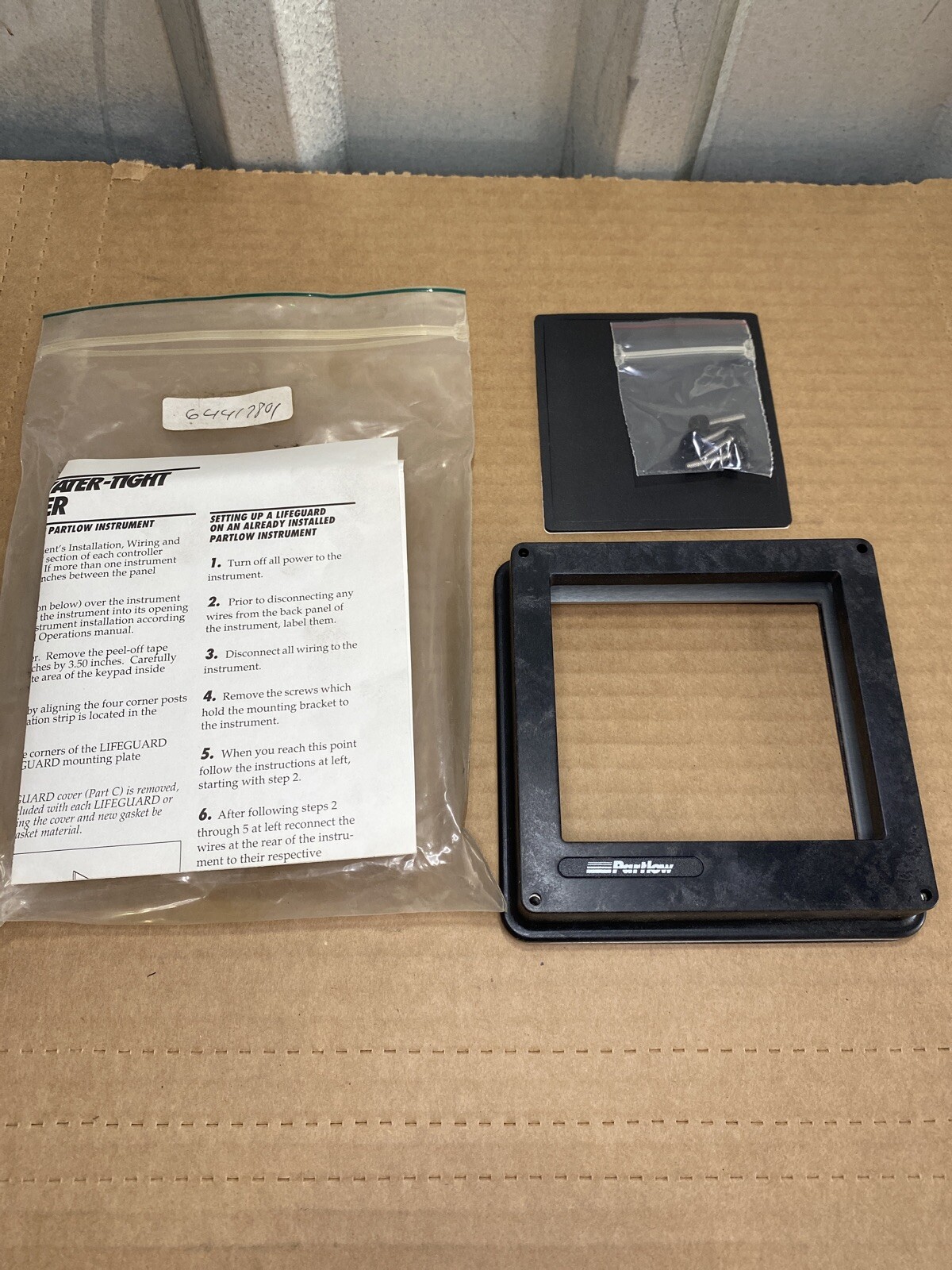 Partlow 64417801 Lifeguard Water Tight Controller Cover New