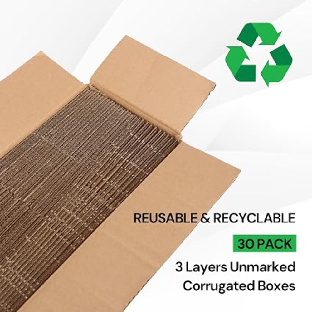 100 6x4x4 Cardboard Paper Boxes Mailing Packing Shipping Box Corrugated Cartons