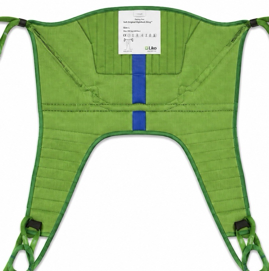 Liko 3526116 Soft Original HighBack Sling Size L Patient Lift New Sealed 440lb