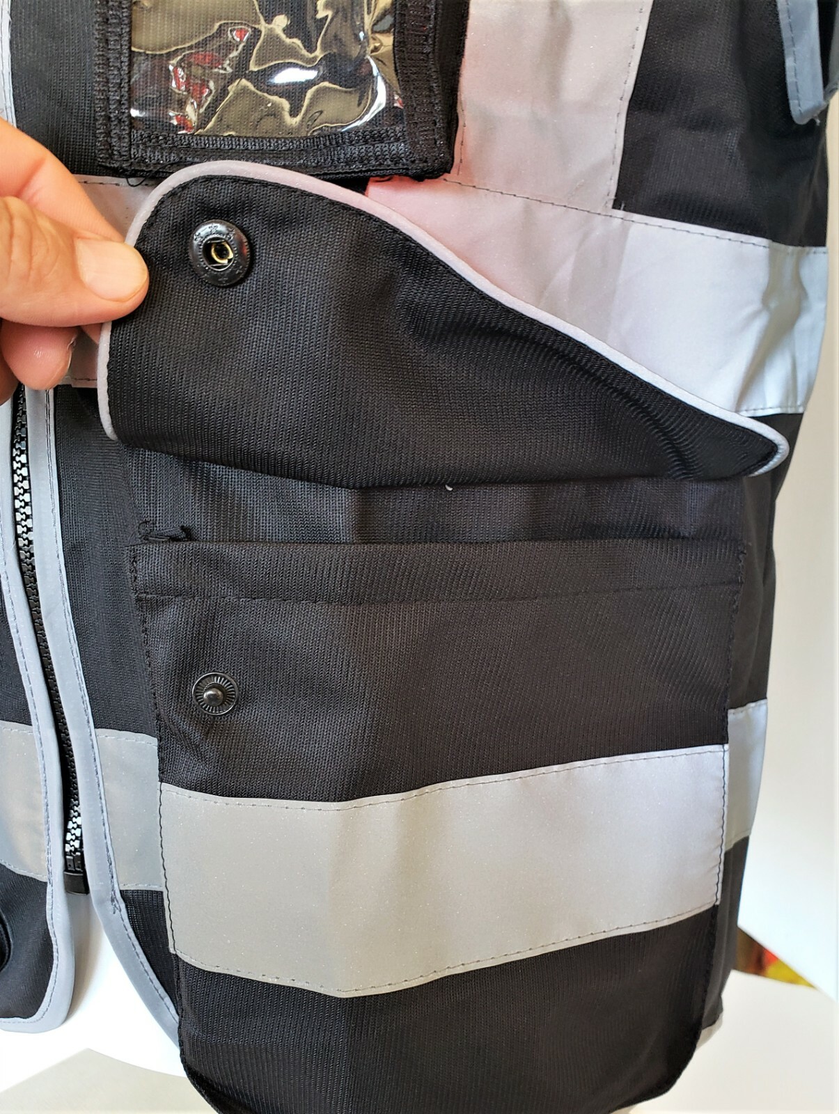 FX High Visibility Reflective Safety Vest w/ ID pocket(Small-2XL)
