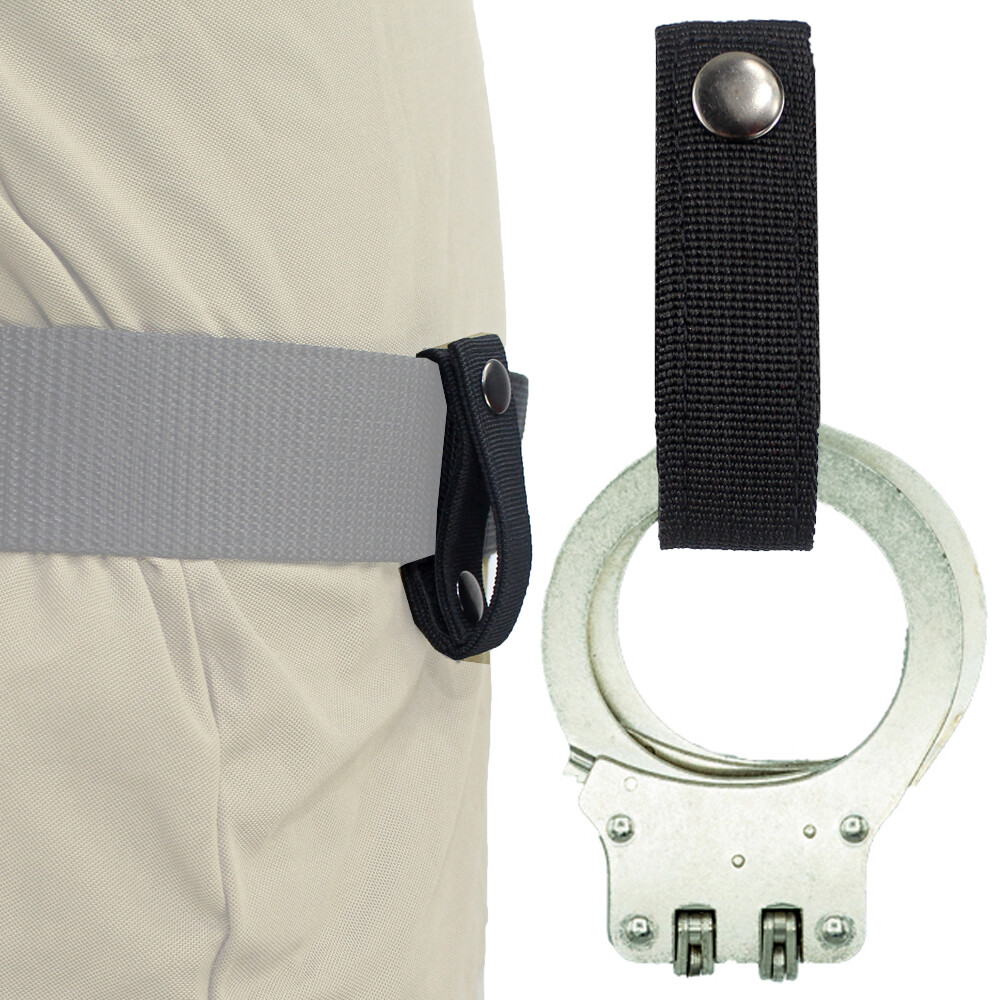 Tactica Handcuff Strap Holder Case Duty Belt Fits 2.25″ with Safety Snap Closure