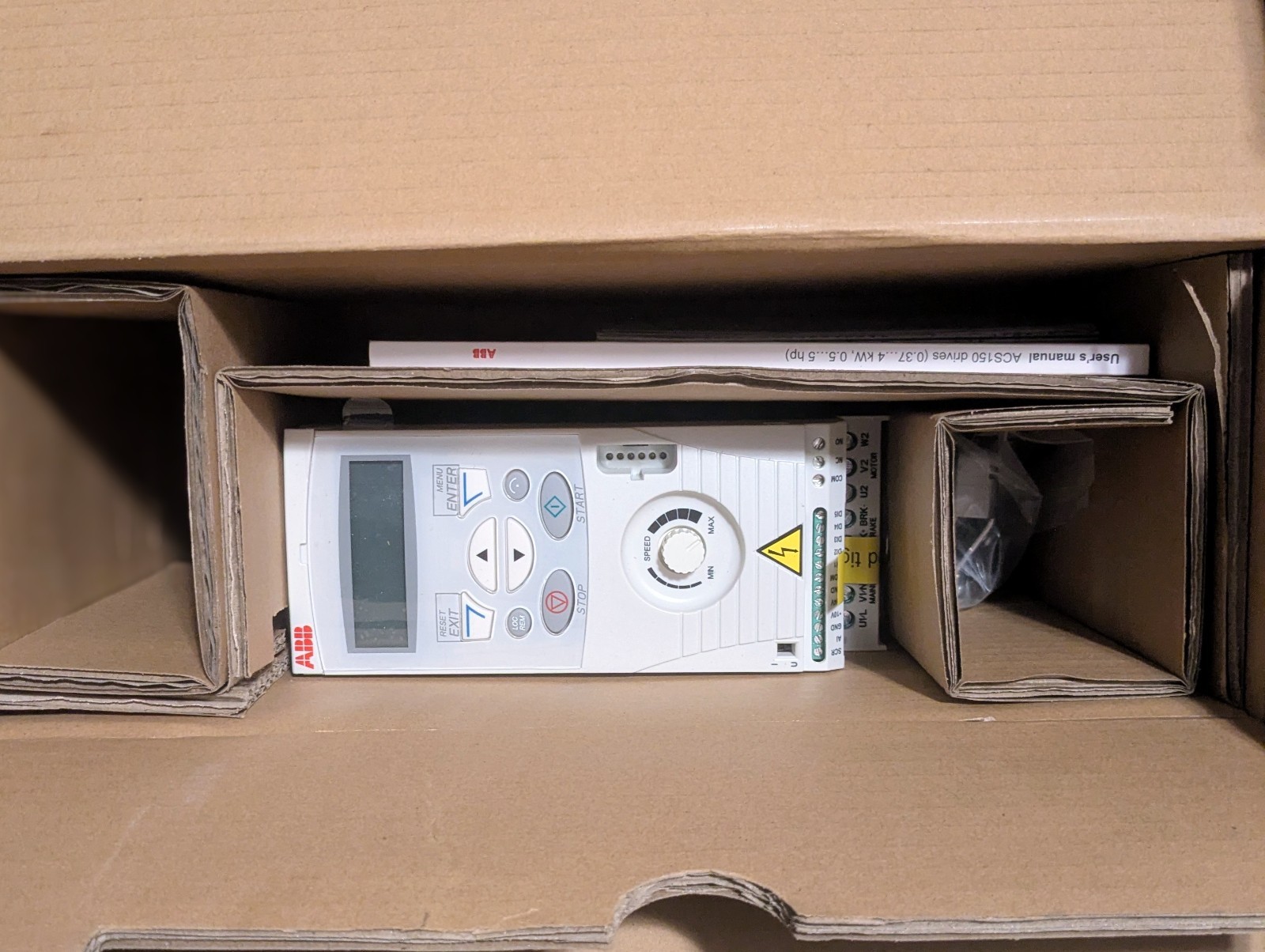 ABB ACS150-03U-04A1-4 VFD Micro Drive 2HP 480V 3-Ph 4.1A NIB Qty Avail x2